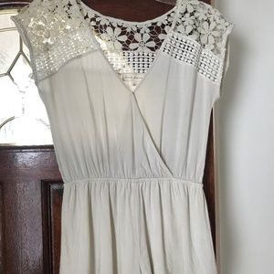White Lace Romper